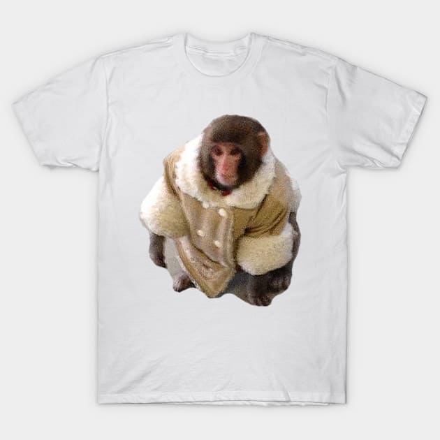 Stylish Yet Illegal Monkey Found Roaming Ikea Meme Sticker T-Shirt by aterkaderk